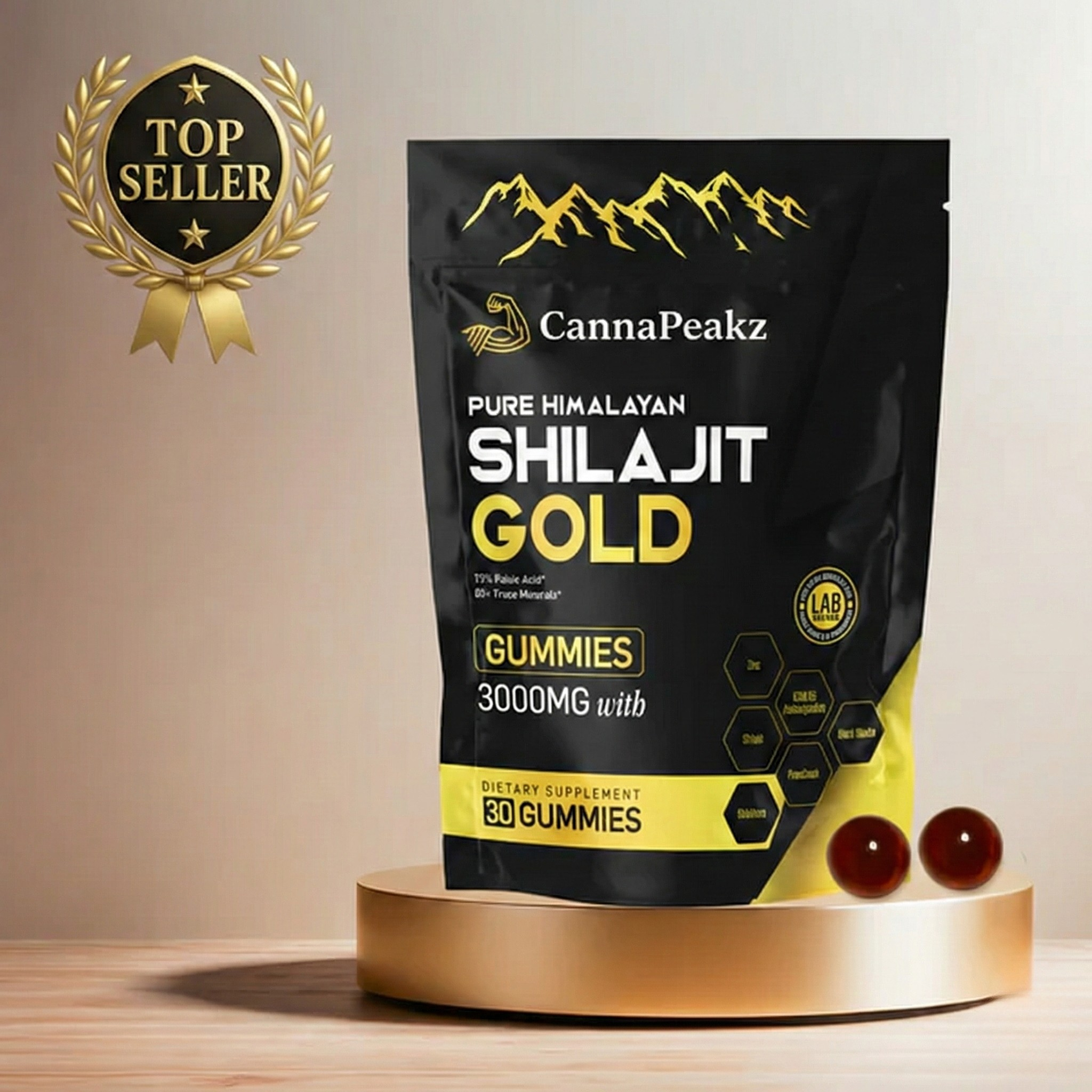 Pure Shilajit Gummies – Daily Energy, Focus & Vitality