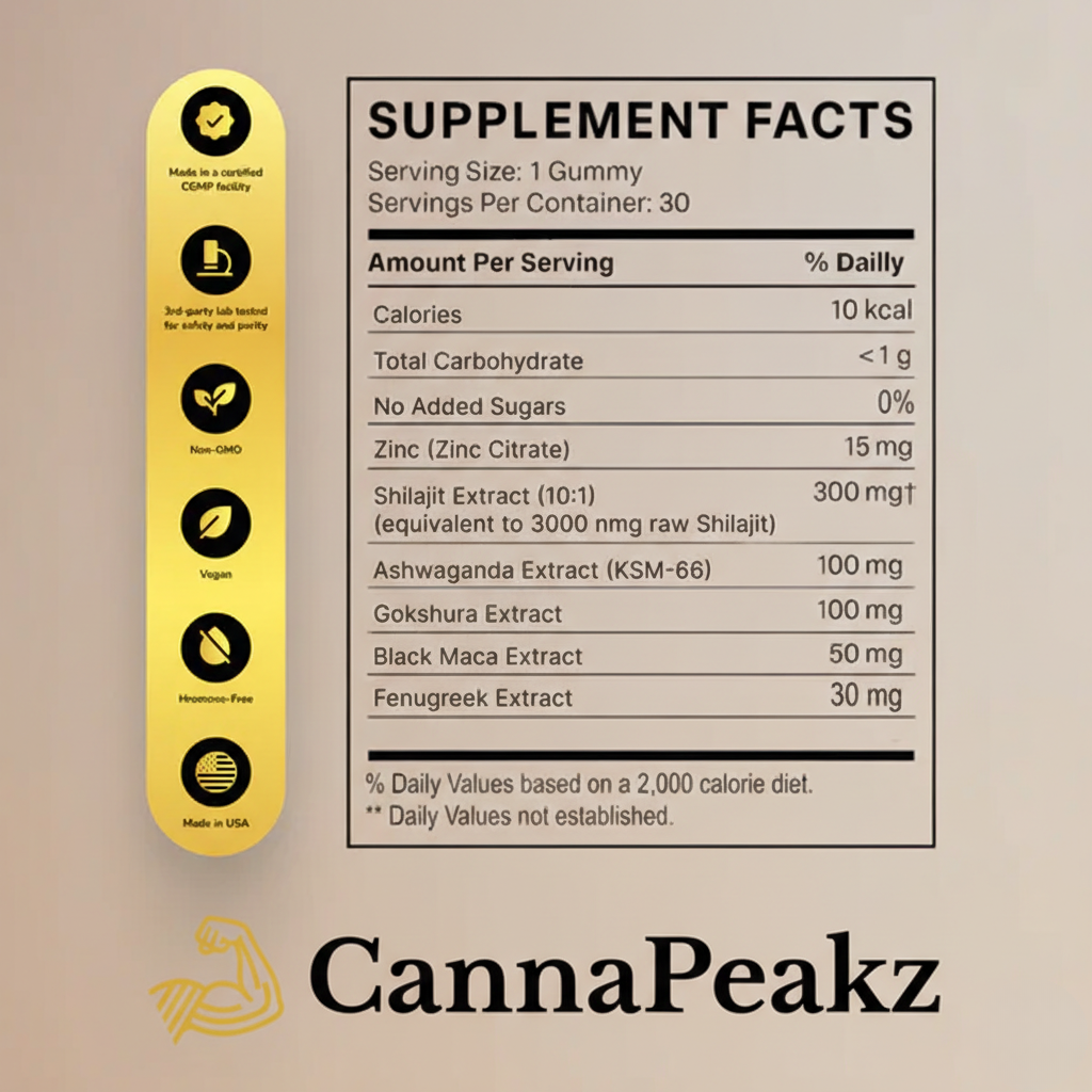 Pure Shilajit Gummies – Daily Energy, Focus & Vitality